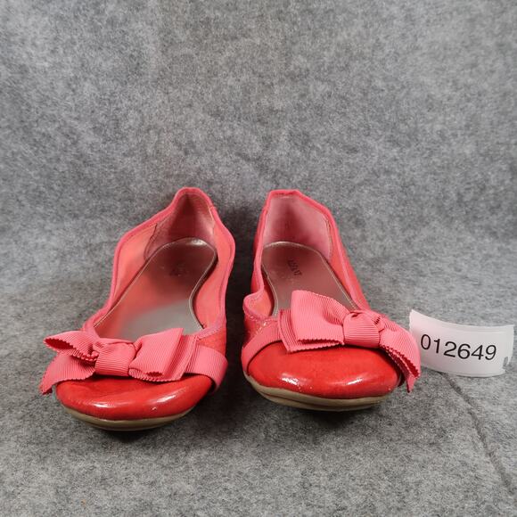 Alfani Shoes Womens 8 Ballet Dress Flats Bow Round Toe Slip On Skimmer Fashion - Picture 2 of 13